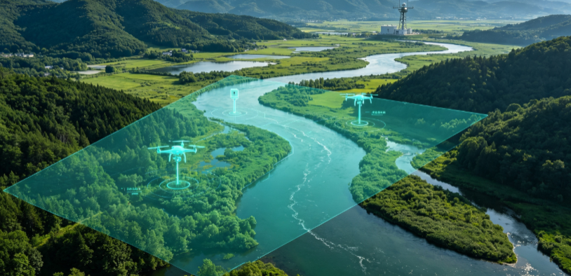 万载县GEO 全域空间监测筑牢生态屏障，空间技术支撑环境治理与灾害防御