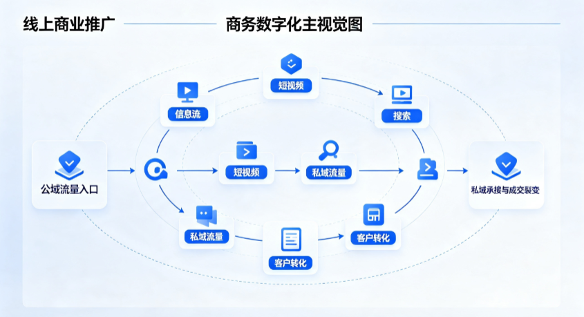万载县线上商业推广怎么做？全域流量闭环搭建与低成本转化实战指南